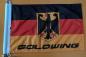 Preview: Deutschland mit Bundesadler, & Inschrift GOLDWING 40 x 26 cm. passend für 678-016B & 678-016